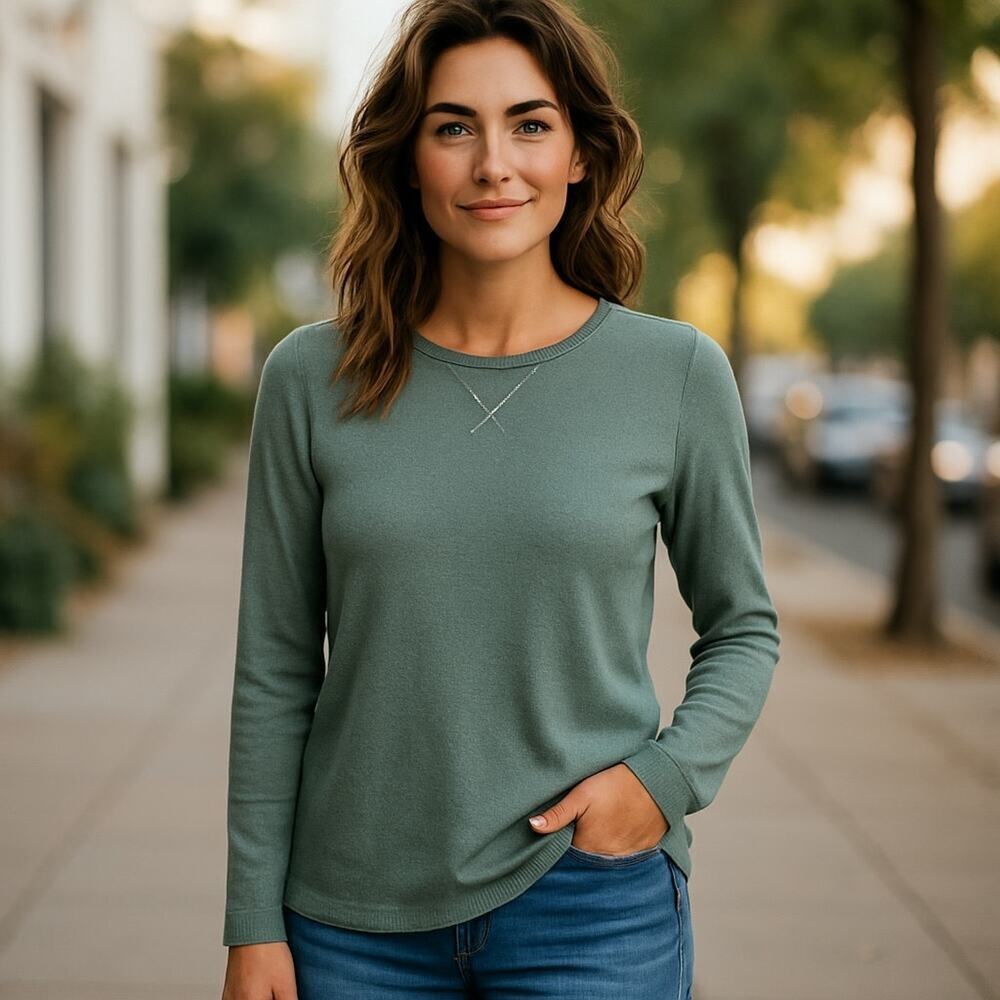 Under Armour long sleeve thermal activewear top with crewneck, women's  S